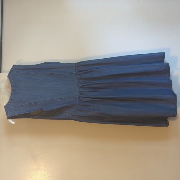 Tommy Hilfiger Sleeveless Chambray Dress Size 12 - Picture 4 of 8